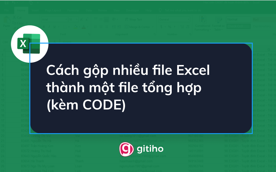 C ch g p nhi u file excel th nh m t file t ng h p k m code 